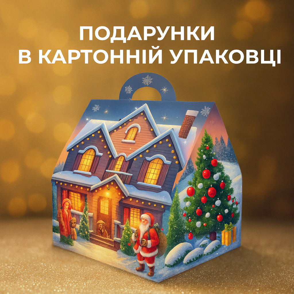 Подарунки в картонній упаковці